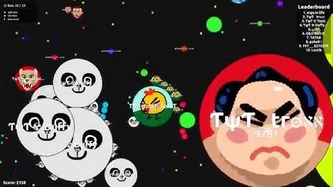 Agar.io/Bagar.io/TEAM GAMEPLAY with my bots! + splits and tricksplits!