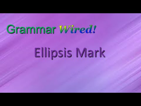 Ellipsis Mark HS Part 11-12