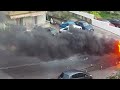 Ρέθυμνο: Φορτηγάκι άρπαξε φωτιά και καρφώθηκε σε αυλή σπιτιού! (Βίντεο)