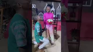 He had to use the mic on his marriage proposal…cute yeah? # #love #wedding #proposal #couplegoal