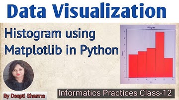 Histogram | Data Visualization | Plotting Data using Matplotlib | histogram in python | IP Class 12