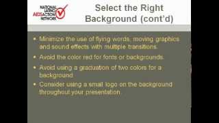 AIDS2012: Developing a Great PowerPoint