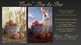 "Easter" Step by Step Photomanipulation Tutorial screenshot 1