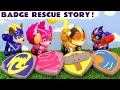 The Mighty Pups have an Adventure Rescuing their Badges