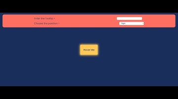 React Tooltip Project || Coding Ninjas || #codingninja