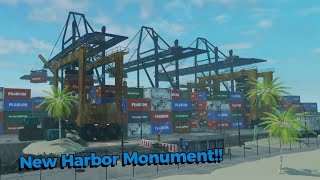New Harbor Monument In Trident Survival! - Roblox Trident Survival V5