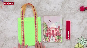 Lesson 18 - Ribbon/Sequins Foot- Attach ribbon & sequins (English)