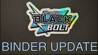 Pokemon Scarlet & Violet Black Bolt Binder Update