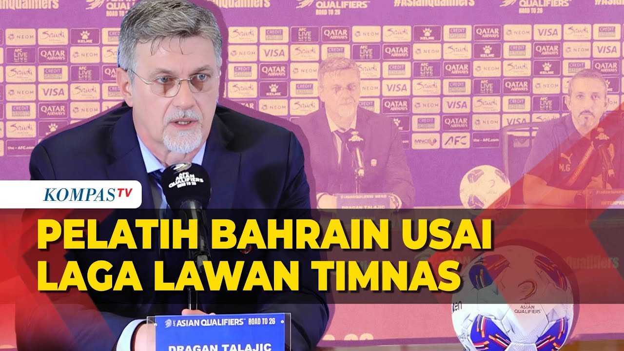 ⁣[FULL] Pelatih Bahrain Bicara usai Kalah dari Timnas, Komentari Atmosfer Penonton di SUGBK