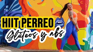 ???????? ABDOMEN Y GLÚTEOS: RUTINA HIIT CON REGUETÓN- Reggaeton Booty Abs Workout- Natalia Vanq