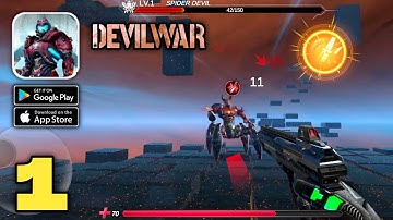 Devil War: 3D Offline FPS Game Gameplay (Android,IOS) Part 1