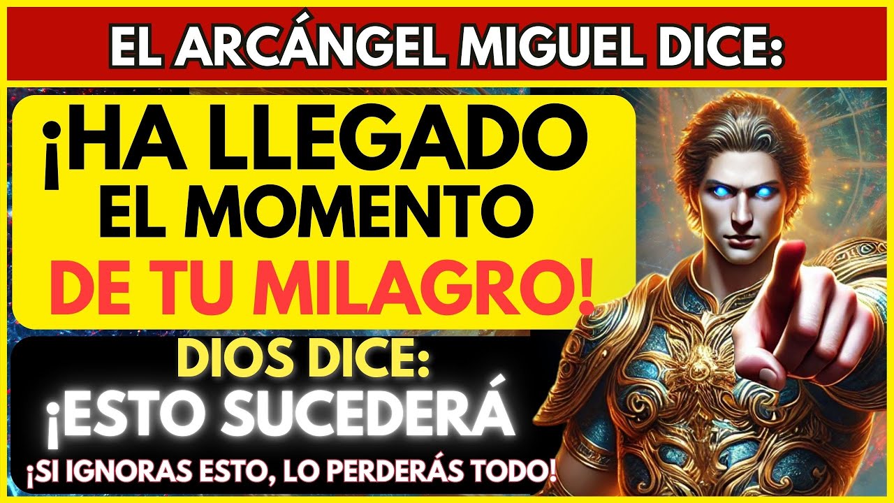DIOS DICE: ¡ESTE ES EL MENSAJE QUE TU ALMA ESPERABA! - YouTube