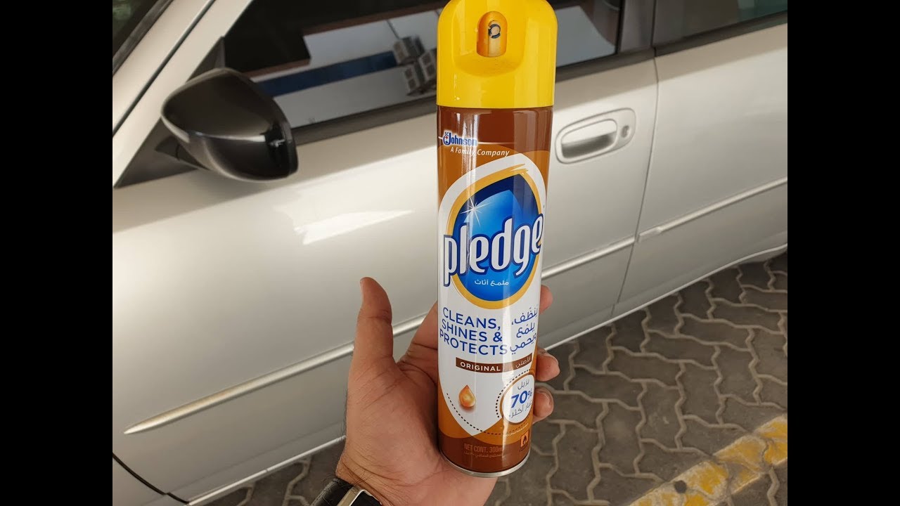 Pledge Spray Cleaning Car Leather Seats Review - YouTube