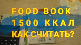 food book 1500 kkal Как считать калории