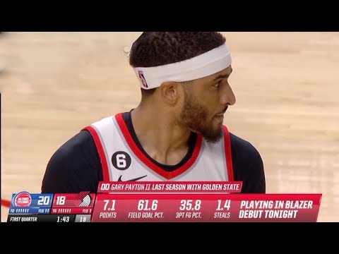 Gary Payton II Trail Blazers Debut Highlights