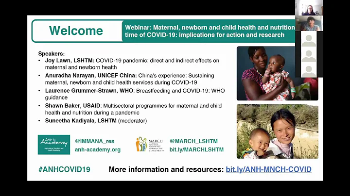 ANH Academy/MARCH Webinar: Maternal, newborn and child health and nutrition in the time of COVID-19