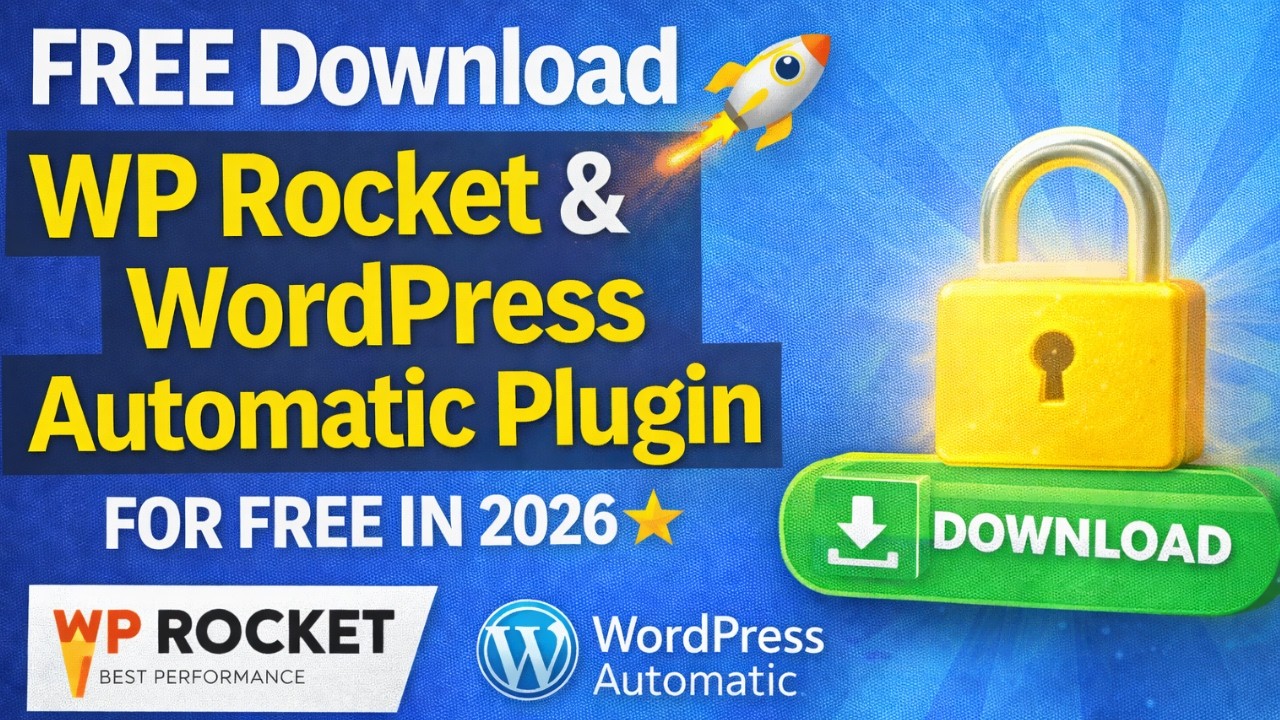 🚀 Free Download WP Rocket & WordPress Automatic Plugin in 2024 🔥 ...