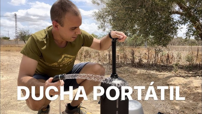GENERICO Ducha portátil para campamentos recargable - Gris