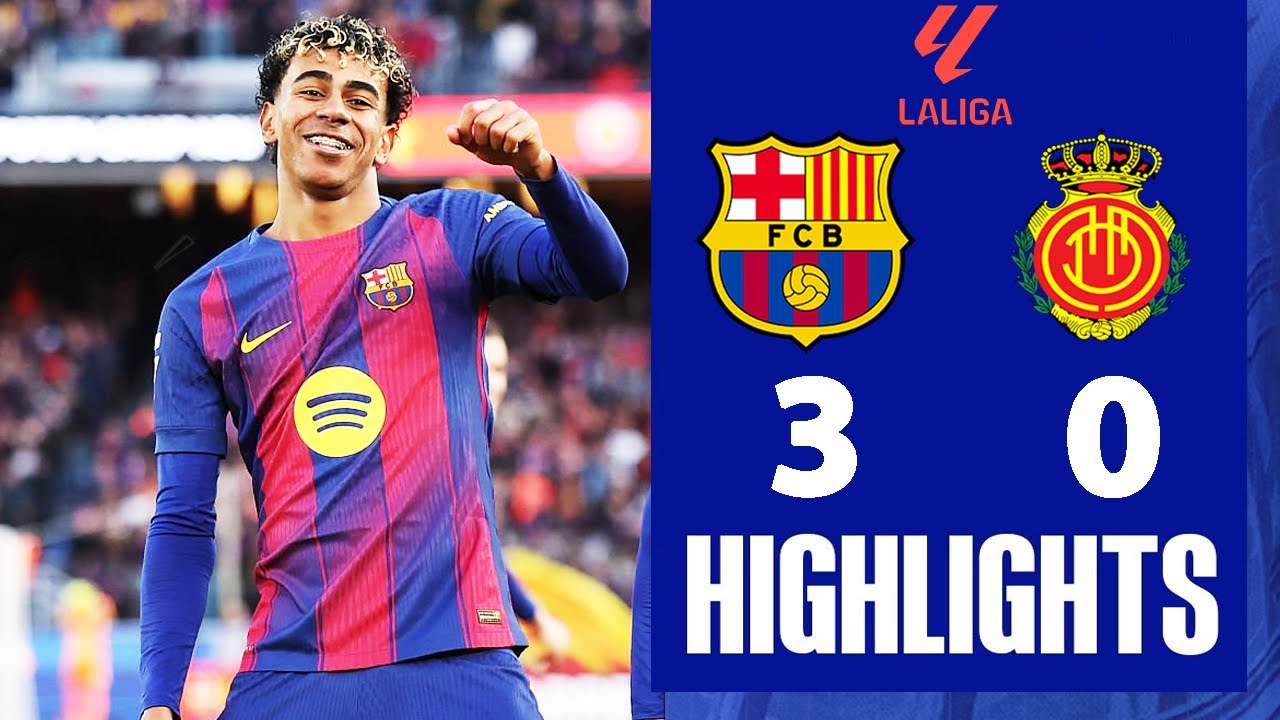 Barcelona vs Mallorca 3-0 Highlights & All Goals 2026 HD