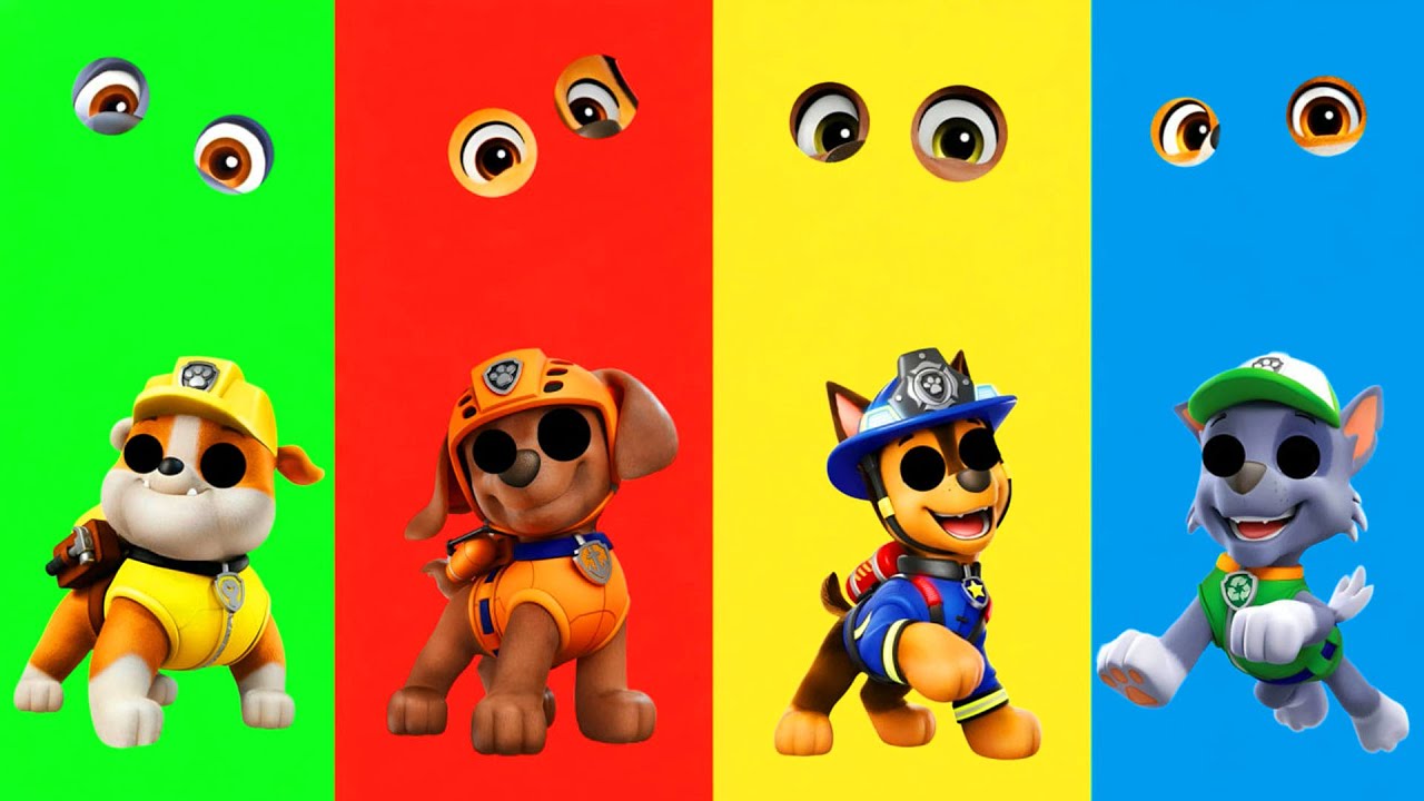 Неправильные глаза👀 челлендж DAME TU COSITA Щенячий патруль Забавная головоломка Неправильные головы