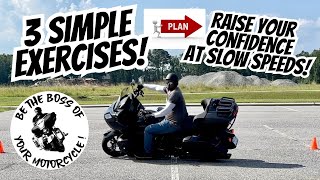 3 Exercises To Practice On Your Motorcycle To Increase Confidence At Slow Speeds