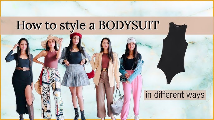 3 ways to wear a bodysuit 🩱 #styletip #fashionhacks #summerstyle #ootd  #diyfashion 