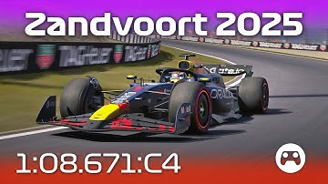 F1 2025 Zandvoort | 1:08.671 | VRC Formula Alpha 2024 CSP v1.2 | Assetto Corsa | Hotlap + Setup