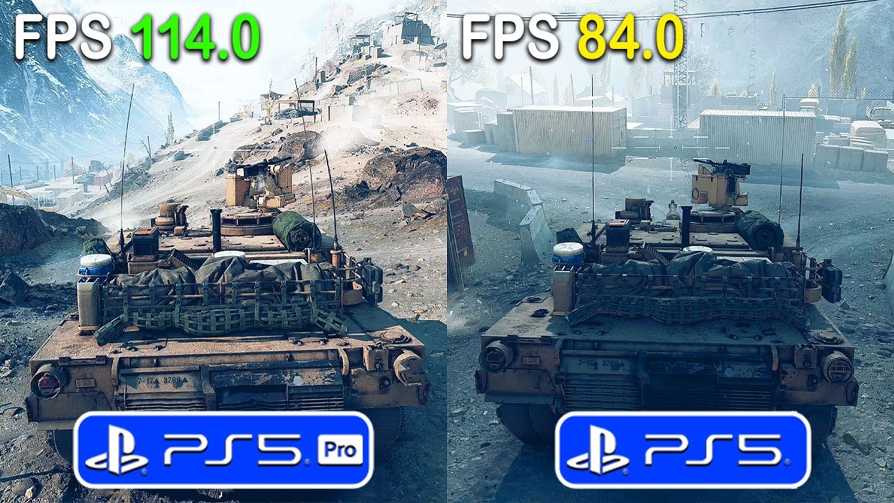 Battlefield 6 - PS5 PRO vs PS5 120hz Mode Frame Rate Comparison - YouTube