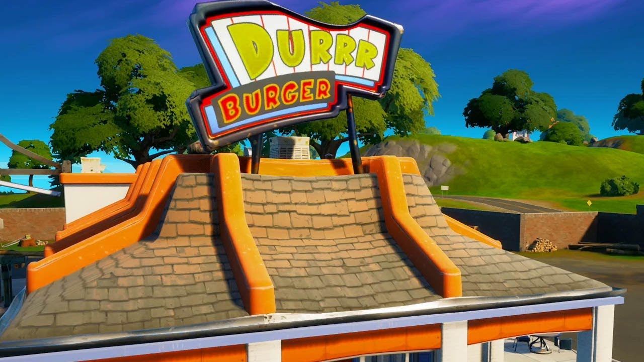 Fahre Von Durrr Burger Nach Pizza Pit Tanze In Der Kuche Von Durrr Burger Fortnite Auftrag Deutsch Youtube