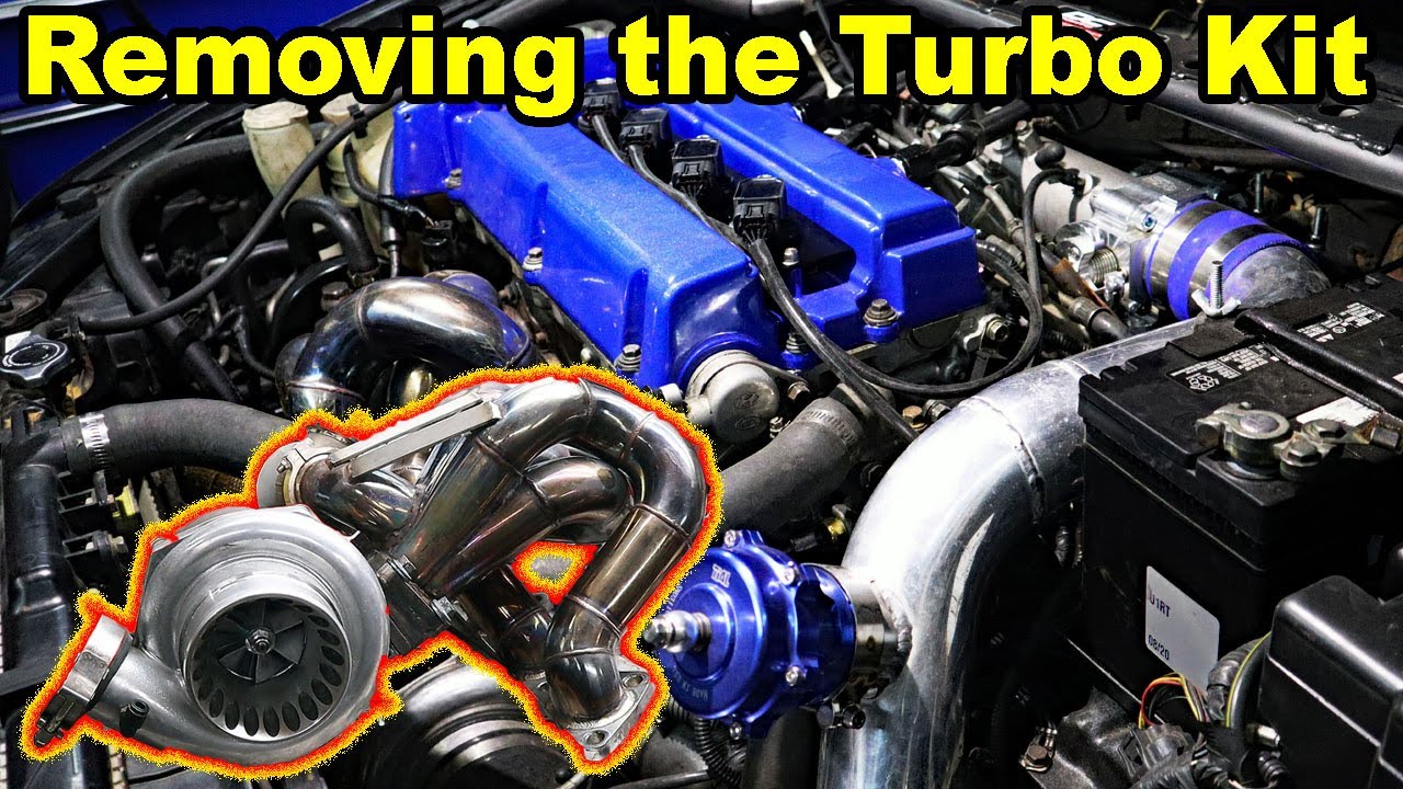 Teardown begins! Removing the turbo kit and inspecting for damage - YouTube