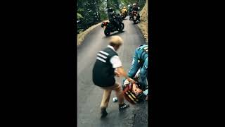 Biking Feels Free...Until You Crash #BikeSafety #RideSafe #HelmetSafety  #YouTubeShorts #bike