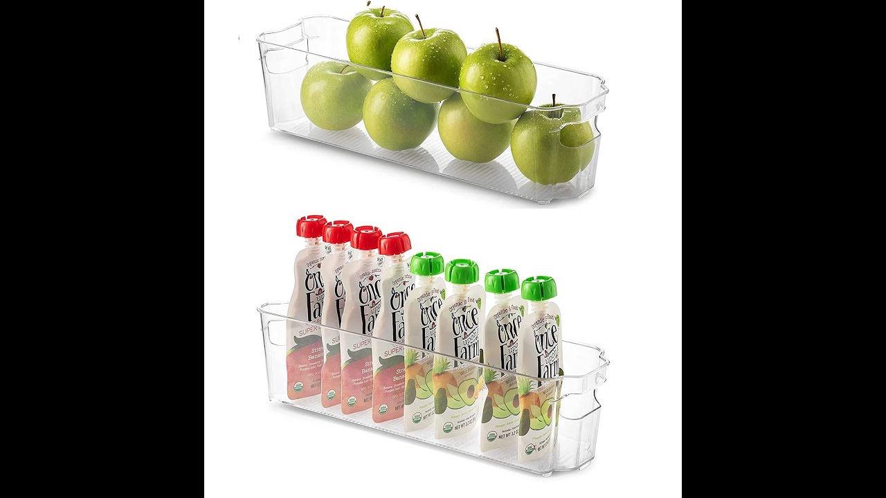 Acrylic Storage Container Bins For Vegetable, Fruits, Bottle, Pantry ...