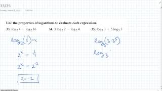 Algebra 2: Chapter 8 Review part 1