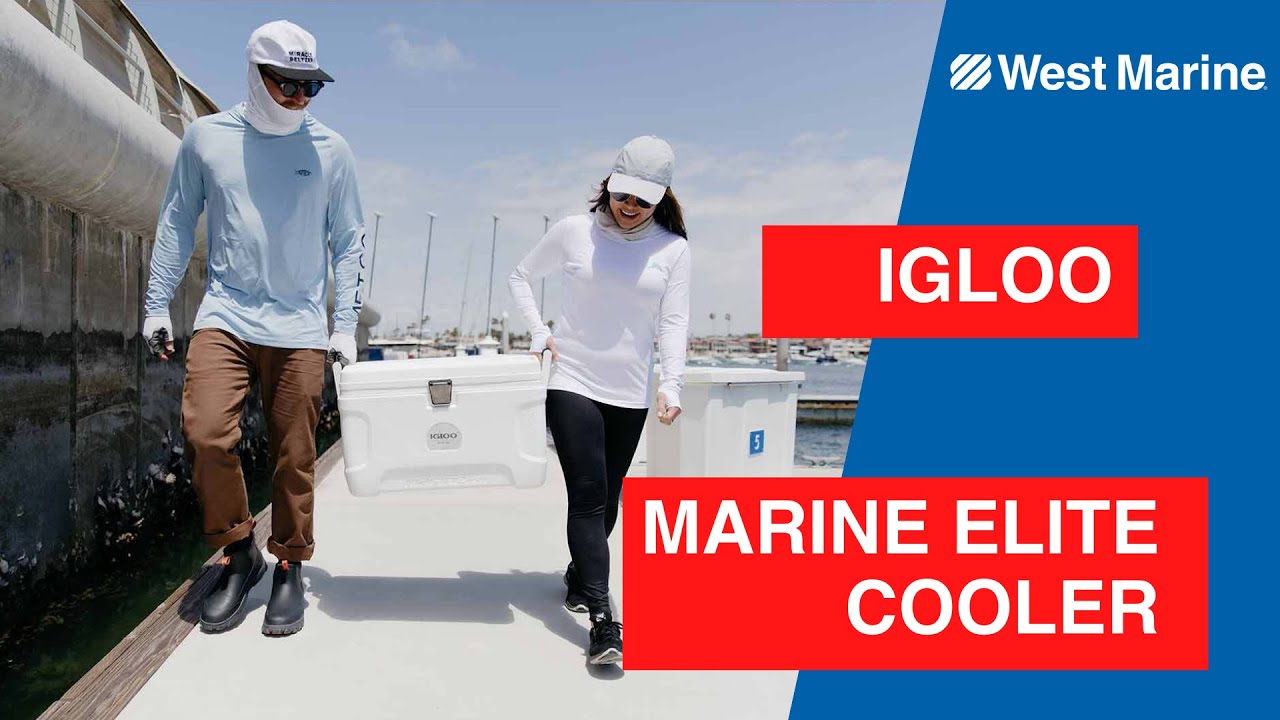 ⁣Igloo Marine Elite Coolers at West Marine