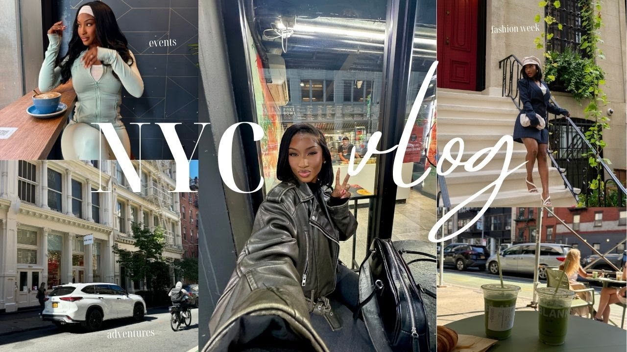 First time in NYC Vlog events adventures with the girls fashion