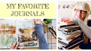 Best cteative journals for mixed media, collage, art, gelli printing and writing