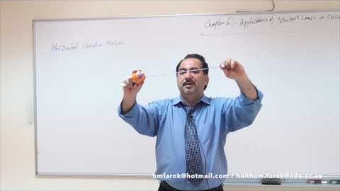 Lecture 16. Applications of Newtons laws (Circular motion)