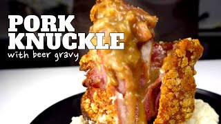 How to Make the Perfect Pork Knuckle with Beer Gravy