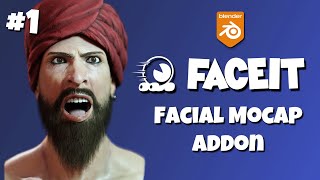 FaceIt Tutorial 1: Facial Mocap & ShapeKeys addon [Blender]