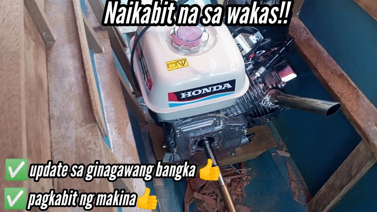 Update sa ginagawang bangka #bangka