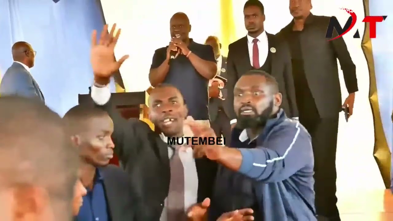 CHOAS ERUPTED IN KISII AFTER RUTO'S MPs WAS REJECTED INFRONT OF MATIANG'I!!