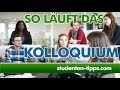 Kolloquium - Verteidigung der Bachelorarbeit und Masterarbeit - Wie läuft das ab? Studenten-Tipps