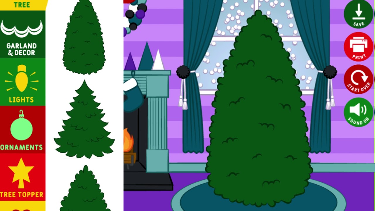 Make a Christmas Tree, Decorate a Christmas Tree | Abcya | Christmas Game - YouTube
