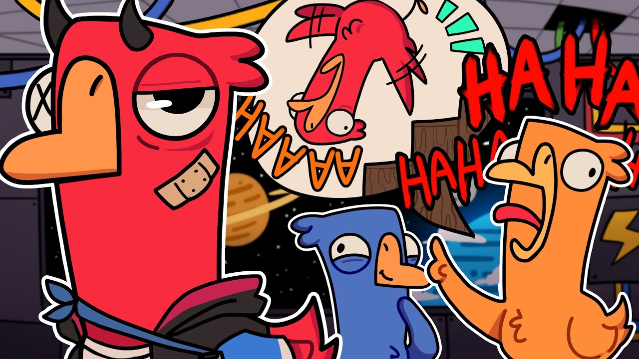I FELL DOWN MY STAIRS IRL AND THEY MADE FUN OF ME! 😭 🤕 | Goose Goose Duck