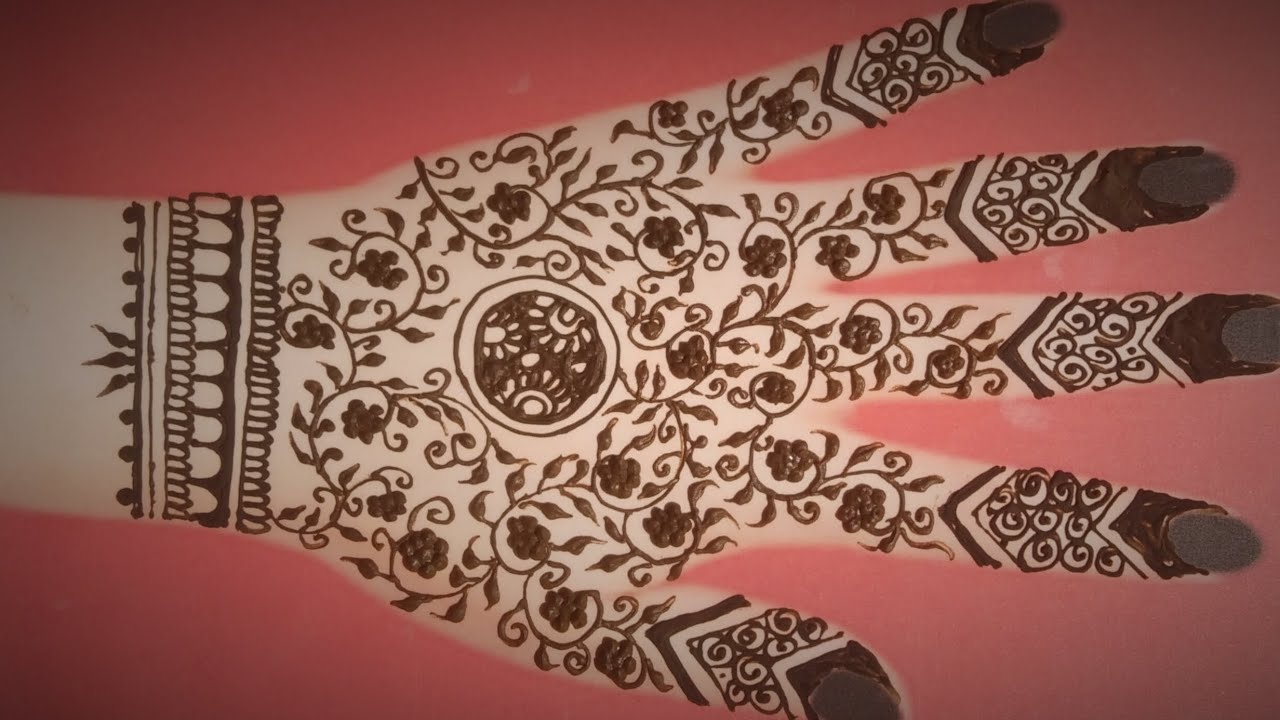 Latest Henna Design/ Latest Mehndi Design/Beautiful and Simple Mehndi Design 💚🌷💚🌷💚🌷