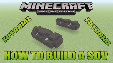 Minecraft Xbox Edition Tutorial How To Build A SDV