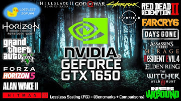 GTX 1650 - Lossless Scaling - Test in 17 Games (Benchmarks + Comparisons)