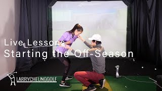 Live Lessons #1 with Krystal Li Junior Golfer 11/04/2018 - Starting the Off-Season