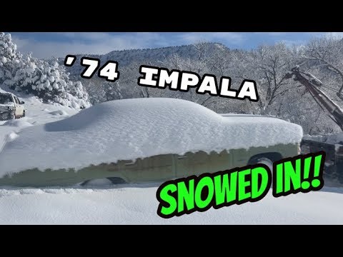 **'74 Impala derby car SNOW retrieval**