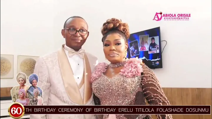 U.S CELEBRITY BABE, CHIEF MRS ERELU TITILOLA FOLASHADE DOSUNMU CELEBRATES 60TH BIRTHDAY IN STYLE.
